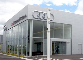 Audi浦和美園新築工事